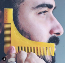 Load image into Gallery viewer, Groomarang Beard Shaping & Styling Template Comb