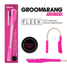 Load image into Gallery viewer, Groomarang For Her 'Fleek' World's First Hair Remover Epilator And Eyebrow Shaping Wand