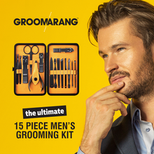 Load image into Gallery viewer, Groomarang 'The Ultimate' 15 Piece Mens Grooming Kit