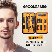 Load image into Gallery viewer, Groomarang 'The Ultimate' 15 Piece Mens Grooming Kit
