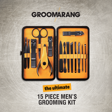 Load image into Gallery viewer, Groomarang 'The Ultimate' 15 Piece Mens Grooming Kit