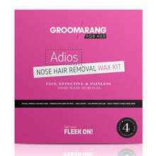 Load image into Gallery viewer, Groomarang For Her- Adios Nose Hair Removal Wax Kit For Her