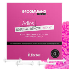 Load image into Gallery viewer, Groomarang For Her- Adios Nose Hair Removal Wax Kit For Her