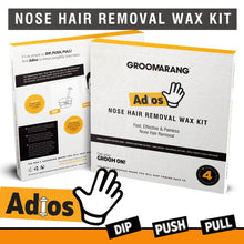 Load image into Gallery viewer, Groomarang Adios Nose Hair Removal Wax Kit