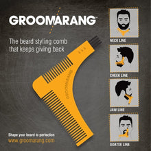 Load image into Gallery viewer, Groomarang Beard Shaping & Styling Template Comb