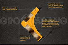 Load image into Gallery viewer, Groomarang Beard Shaping & Styling Template Comb