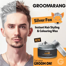 Load image into Gallery viewer, Groomarang Silver Fox Instant Hair Styling & Colouring Wax