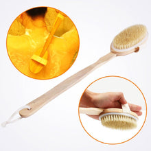 Load image into Gallery viewer, Glamza Pro Long Handle Dry Skin Body Brush