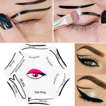 Load image into Gallery viewer, Glamza Cat Eyeliner 6 in 1 Stencil