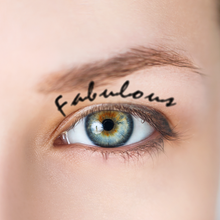 Load image into Gallery viewer, Waterproof Eyebrow Tattoo Words