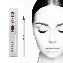 Load image into Gallery viewer, Glamza Fine Ketch Tattoo Fork Liquid Eyebrow Pen