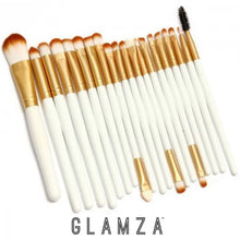 Load image into Gallery viewer, 20pc Eye Make Up Brushes Set WHITE