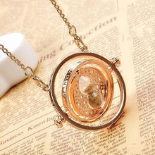 Load image into Gallery viewer, Gold Plated Time Turner Necklace