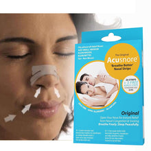 Load image into Gallery viewer, Acusnore Anti Snore 'Breathe Better' Nasal Strips