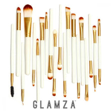 Load image into Gallery viewer, 20pc Eye Make Up Brushes Set WHITE