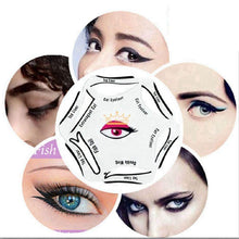 Load image into Gallery viewer, Glamza Cat Eyeliner 6 in 1 Stencil