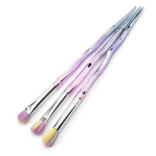 Load image into Gallery viewer, 7PCS Twist Pink Diamond Makeup Brush Set