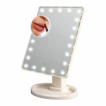 Load image into Gallery viewer, 22 LED Magnifying Touch Screen Vanity Mirror