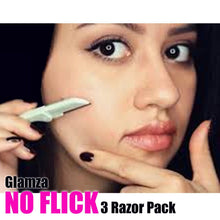 Load image into Gallery viewer, Glamza 3 Pack Eyebrow Razor- No Flick