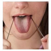 Load image into Gallery viewer, GLAMZA Stainless Steel Tongue Scraper