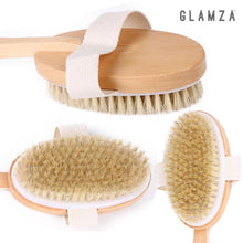 Load image into Gallery viewer, Glamza Pro Long Handle Dry Skin Body Brush