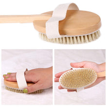 Load image into Gallery viewer, Glamza Pro Long Handle Dry Skin Body Brush