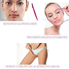 Load image into Gallery viewer, Eyebrow Brow Shaper & Dermaplaning Safe Painless Portable Razor Tool