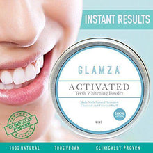 Load image into Gallery viewer, Glamza Teeth Whitening Charcoal 50g