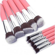 Load image into Gallery viewer, Glamza Pink Brush Set 10pc