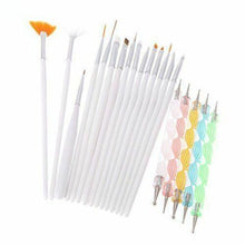 Load image into Gallery viewer, Glamza Nail Art 20pc Dotting & Brush Set