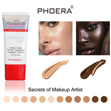 Load image into Gallery viewer, PHOERA Velvety Matte Liquid Foundation