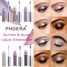 Load image into Gallery viewer, Phoera Liquid Eyeliner Glitter Glow
