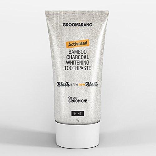 Groomarang Activated Bamboo Charcoal Teeth Whitening Toothpaste