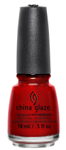 Load image into Gallery viewer, China Glaze Go Crazy Red Nail Polish