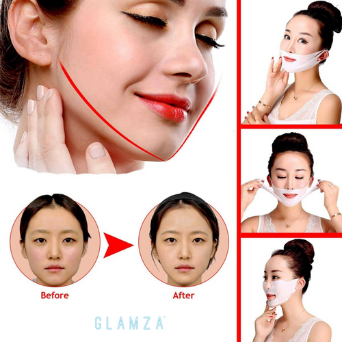 Glamza Double 'V Line' Face Firming Mask