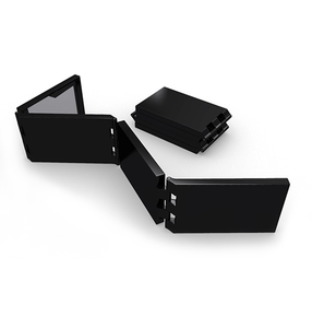 4 Panel Expandable Compact Mirror. Available in Black, White & Pink