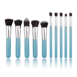 Glamza Blue Brush Set 10pc