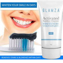 Load image into Gallery viewer, Glamza Activated Charcoal Toothpaste 50g