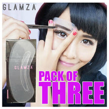 Load image into Gallery viewer, Glamza Eyebrow Stencils (3 Pack)