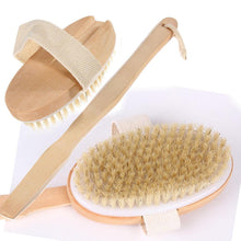 Load image into Gallery viewer, Glamza Pro Long Handle Dry Skin Body Brush