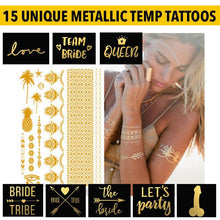 Load image into Gallery viewer, Glamza Metallic Tattoos