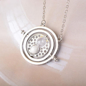 Gold Plated Time Turner Necklace