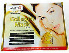 Load image into Gallery viewer, Infinitive Beauty Crystal 24K Gold Gel Collagen Face Masks