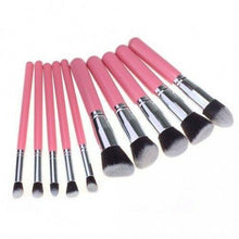 Load image into Gallery viewer, Glamza Pink Brush Set 10pc