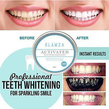 Load image into Gallery viewer, Glamza Teeth Whitening Charcoal 50g