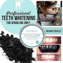 Load image into Gallery viewer, Glamza Teeth Whitening Charcoal 50g