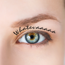 Load image into Gallery viewer, Waterproof Eyebrow Tattoo Words