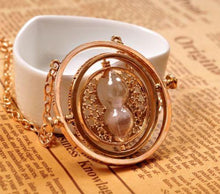 Load image into Gallery viewer, Gold Plated Time Turner Necklace